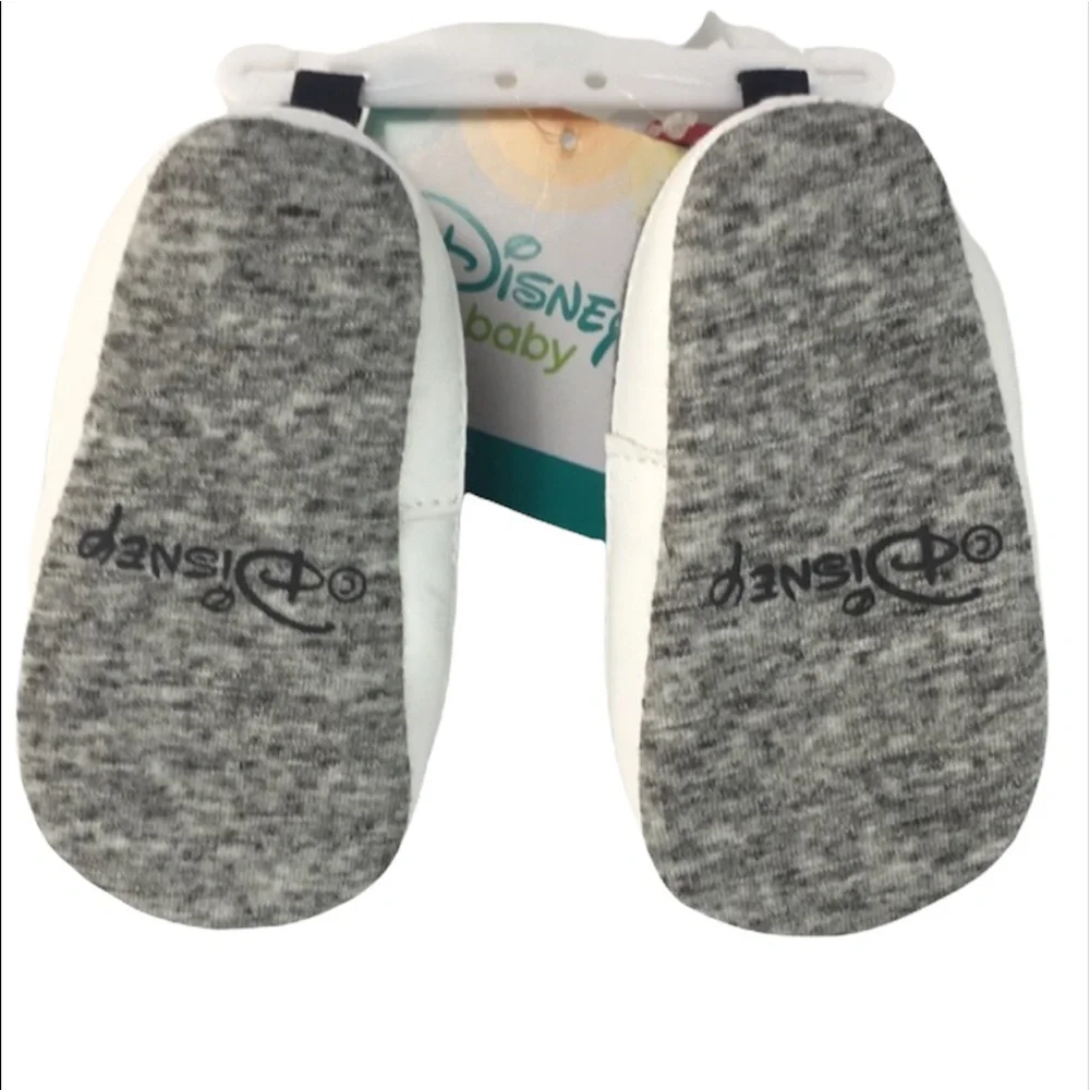 Mickey Mouse I Love ❤️ Mickey Shoes, Gray, 6-9 Months